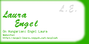 laura engel business card